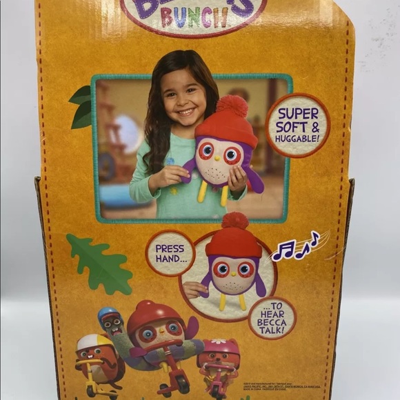 Becca's Bunch Becca Talking Plush Soft Toy With 5 Phrases & 2 Songs, Stands 13" - Picture 6 of 9
